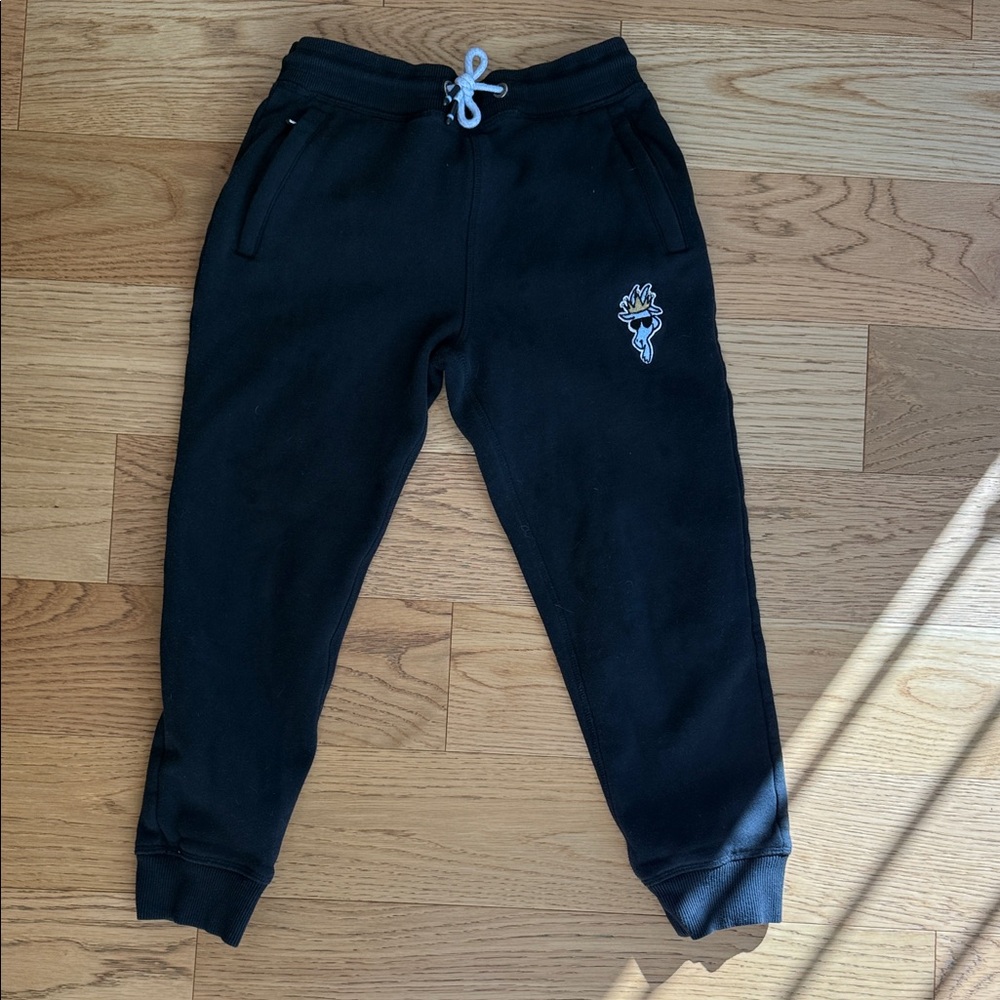 GOAT USA Kids Black Jogger Pants SIZE youth Largest